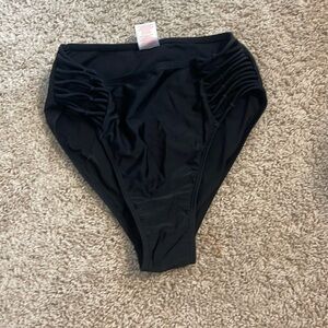 Plain Black Xhilaration High-Waisted Bottoms